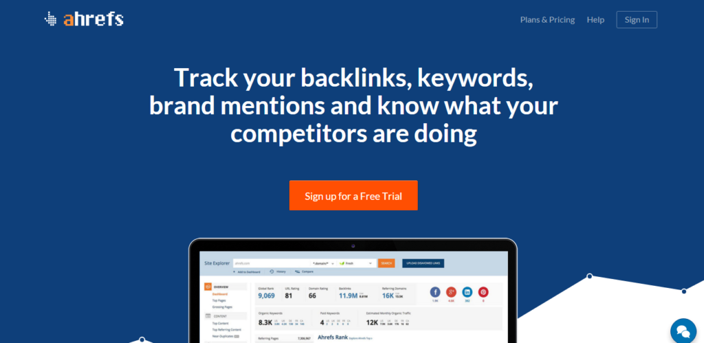 Ahrefs SEO Tools Backlink Checker SEO Report