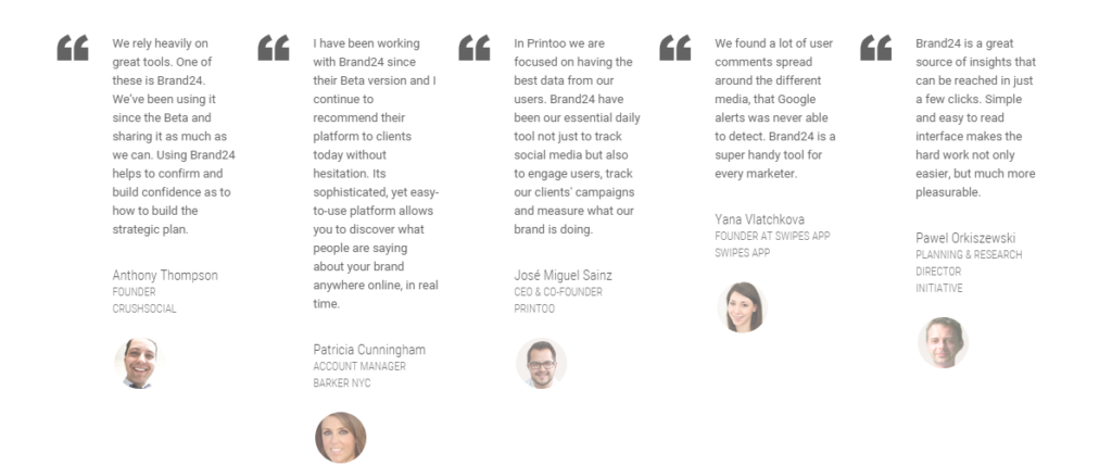 Brand24 Social Media Monitoring Analytics Tool