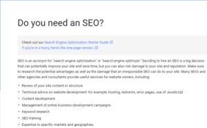 do you need seo