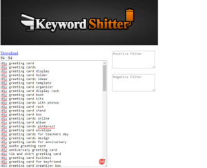 Keyword Shitter The Bulk Keyword Tool